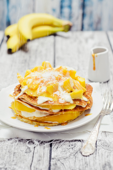 bananenpfannkuchen ei banane